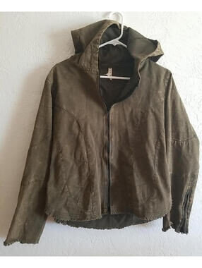 Avatar Women's S Jacket Distressed Hoodie Jacket Coat Cotton